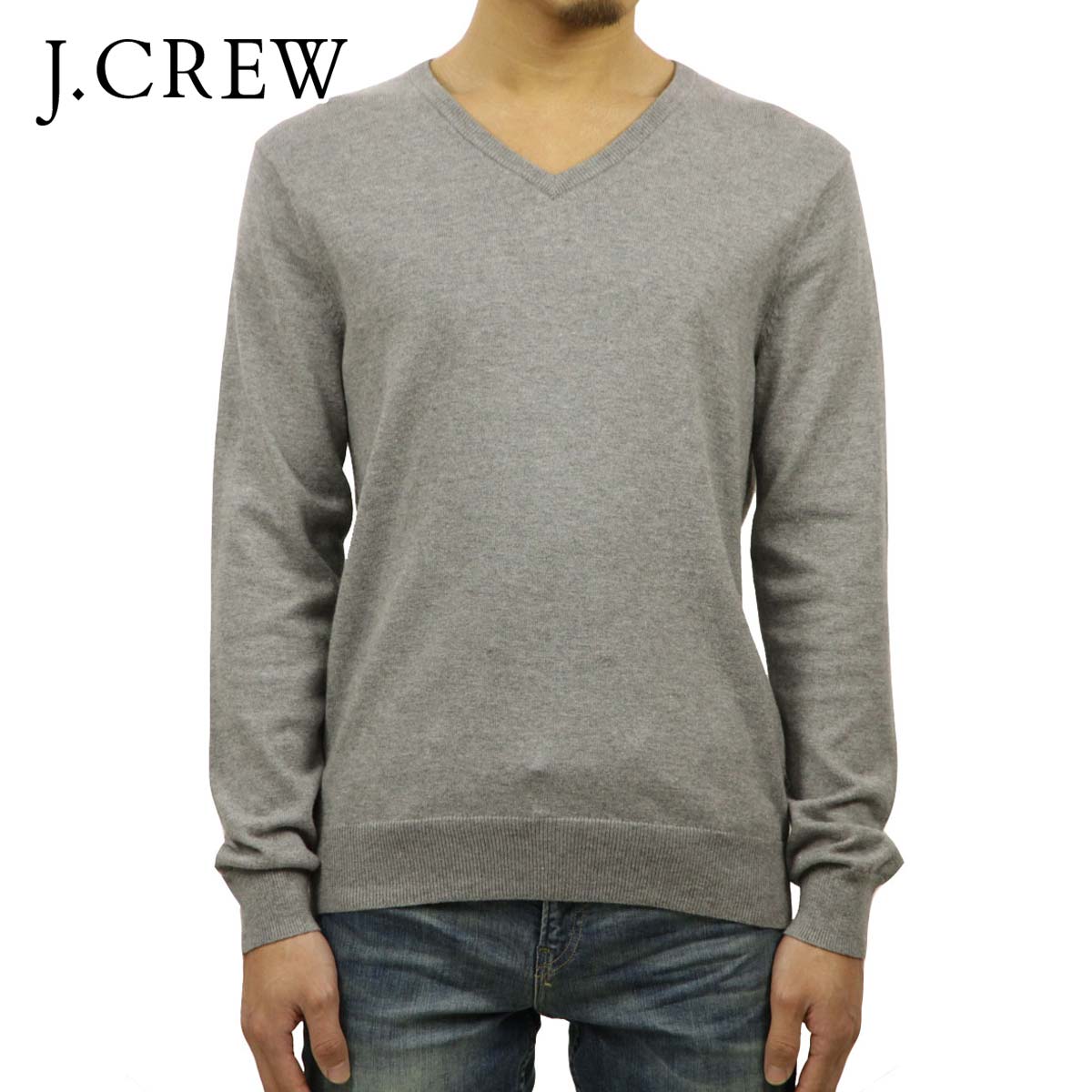 ジェイクルー セーター メンズ 正規品 J.CREW HARBOR COTTON V-NECK SWEATER f4697 D00S20｜ブランド品セレクトショップ MIXON