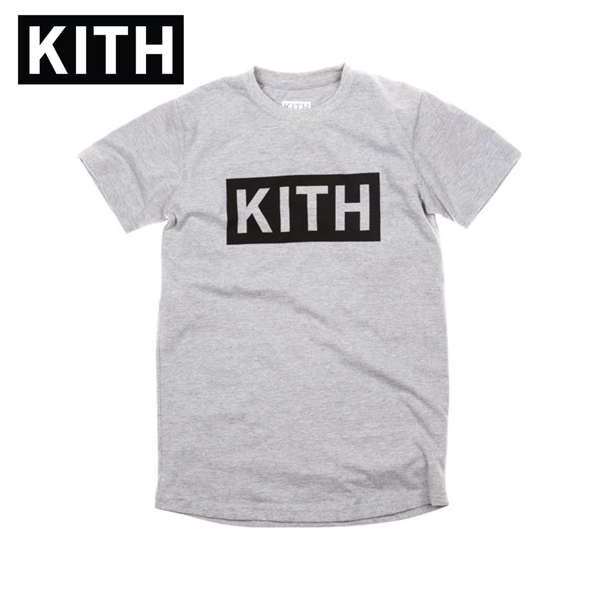 【楽天市場】キス Tシャツ 正規品 KITH 半袖Tシャツ KITH Classics Logo Tee - Grey / Black