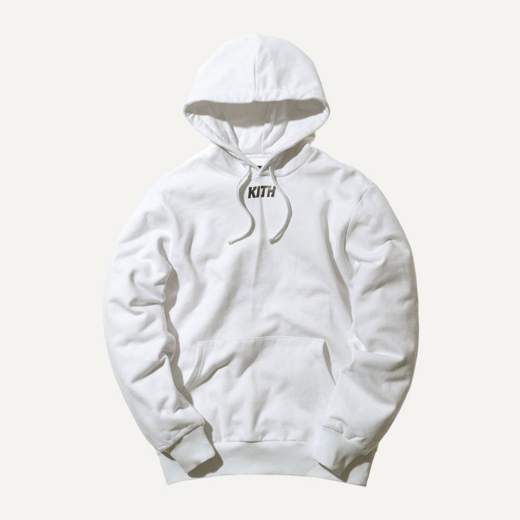 kith hoodie white