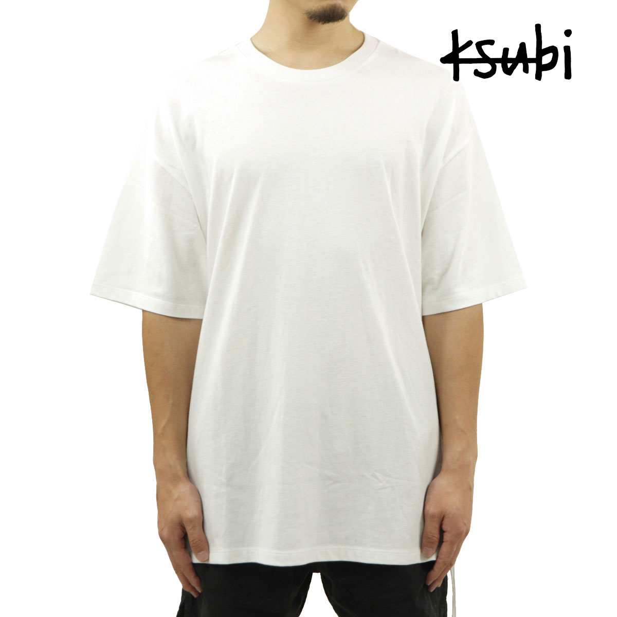 スビ メンズ 半袖プルオーバー 置き目売りわたす店 KSUBI 分かりやすい 労働者の一団のど首 BIGGIE SHORT SLEEVE TEE WORN IN WHITE 5000004070 WHITE 父の日 差し上げ物 ラッピング