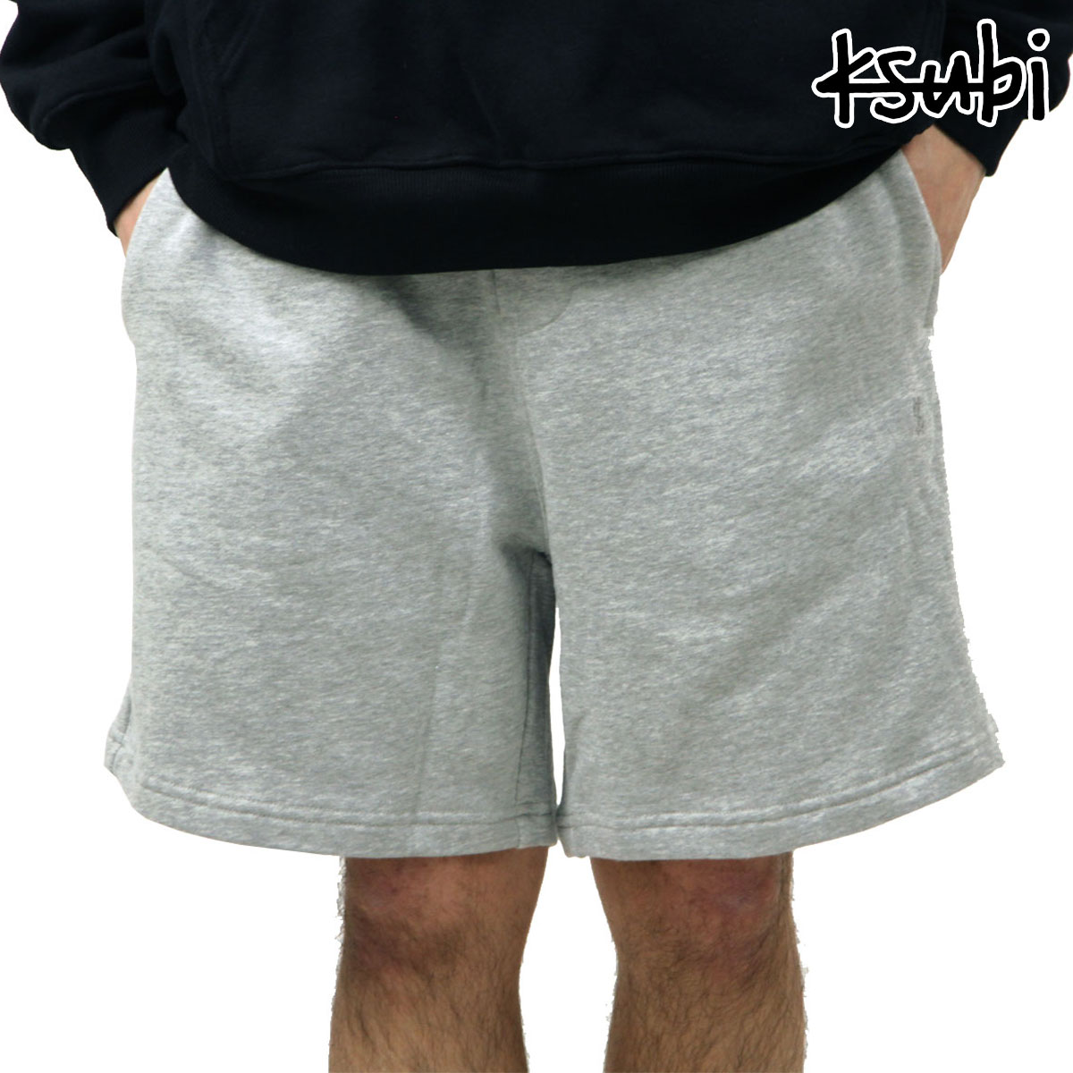 スビ メンズ ショートパンツ 正規販売店 KSUBI スウェットパンツ ハーフパンツ ボトムス 4 X 4 TRAK SHORT PANTS LIGHT GREY LIGHGR 5000006295