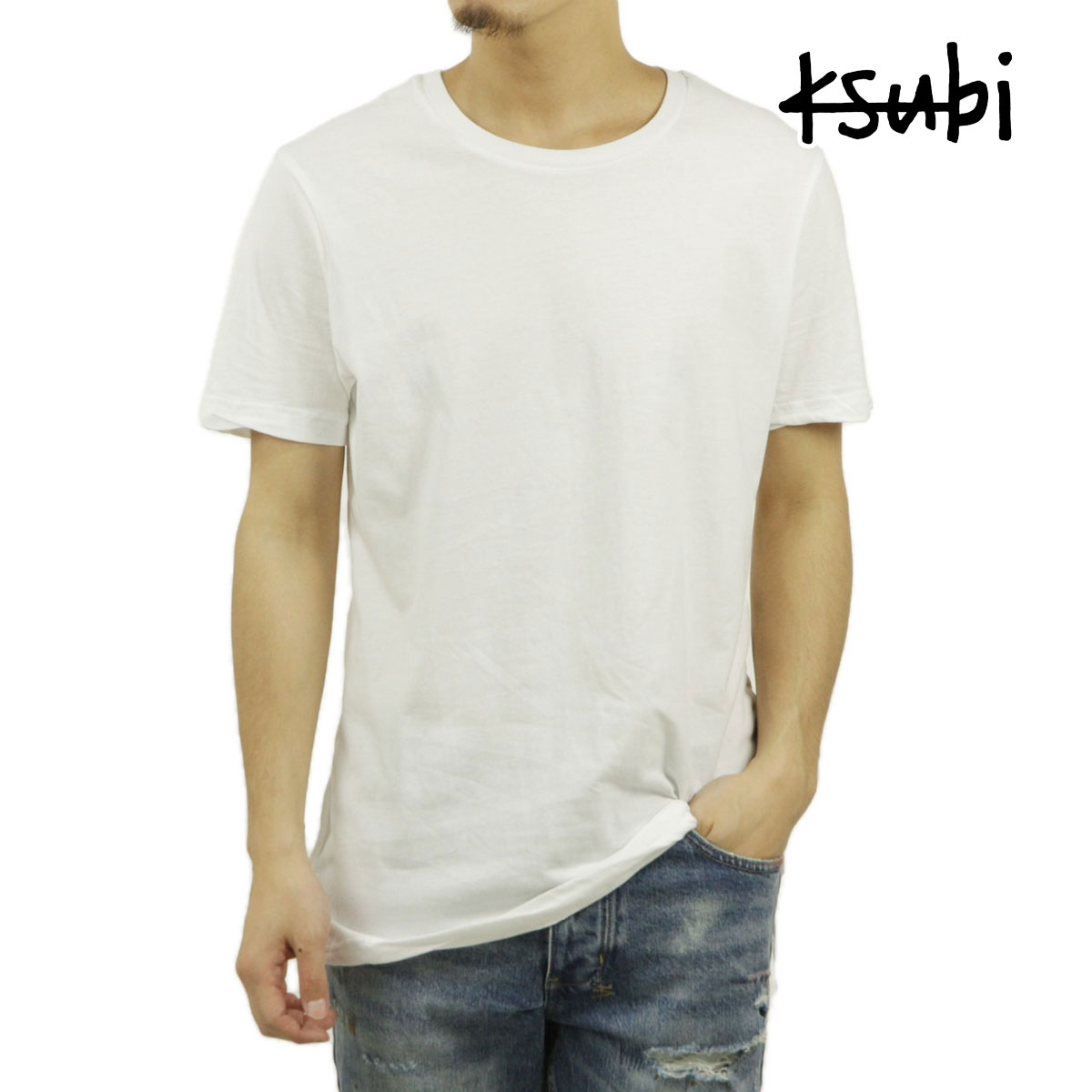 【ポイント10倍 7/19 20:00~7/26 1:59】 スビ メンズ 半袖Tシャツ 正規販売店 Ksubi クルーネック トップス SEEING LINES SHORT SLEEVE TEE WHITE 1000064069 WHITE|ブランド品セレクトショップ MIXON