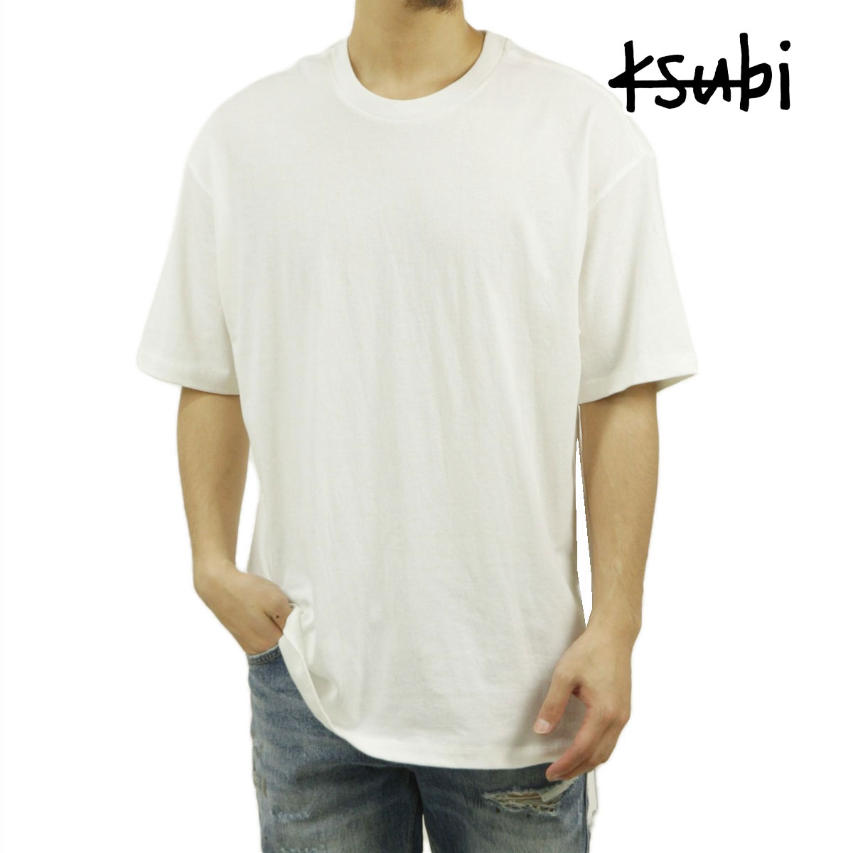 【ポイント10倍 4/14 20:00～4/17 9:59】 スビ メンズ 半袖Tシャツ 正規販売店 Ksubi クルーネック トップス BIGGIE SHORT SLEEVE TEE WORN IN WHITE 5000004070 WHITE 14,071円