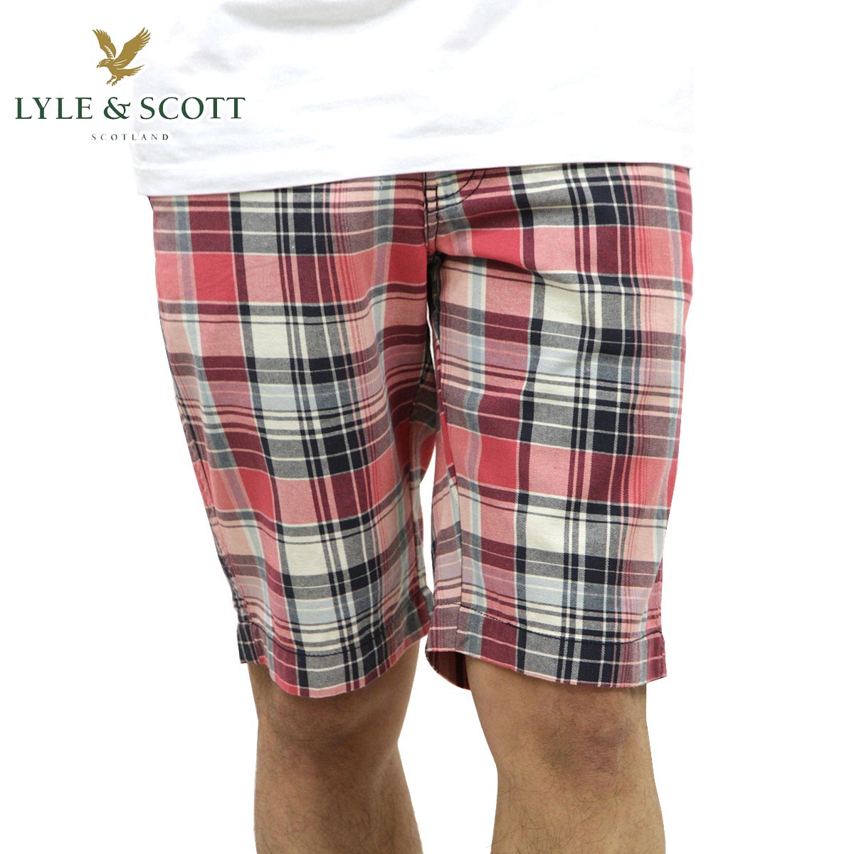 20%OFFクーポンセール 【利用期間 7/19 20:00～7/26 1:59】 ライルアンドスコット LYLE＆SCOTT 正規販売店 SHORT PANTS KA877V22 ショートパンツ ピンク D35S45｜ブランド品セレクトショップ MIXON