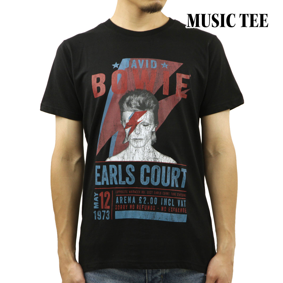 楽天市場】ロックTシャツ バンドTシャツ David Bowie デビッド