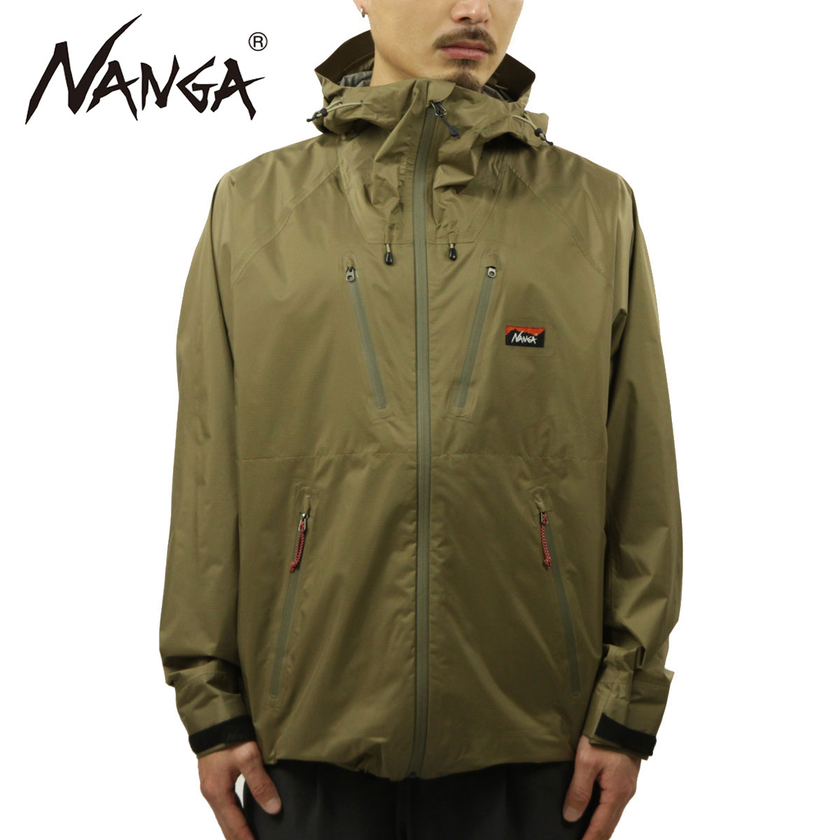 ナンガ メンズ シェルパーカー 正規販売店 NANGA オーロラ ジップアップ アウター AURORA TEX 2.5LAYER TREK SHELL PARKA NS2411-1E017-A / NW2241-1D508 COYOTE