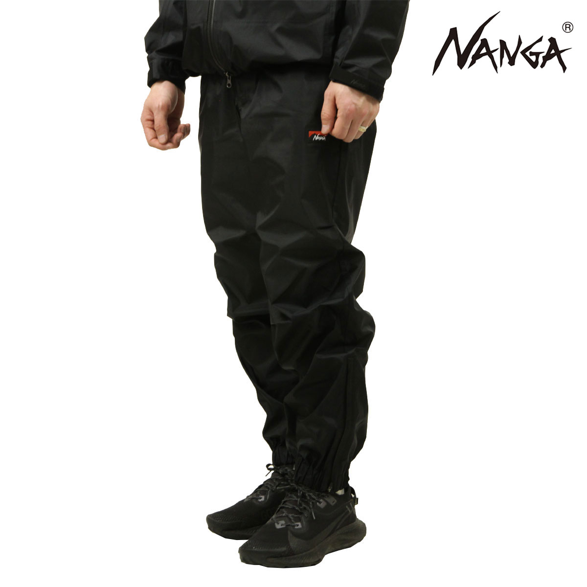 ナンガ メンズ ボトムス 正規販売店 NANGA オーロラ ウェザーシールド パンツ AT 3L WEATHER SHEILD PANTS BLK BLACK N2500-1W002A