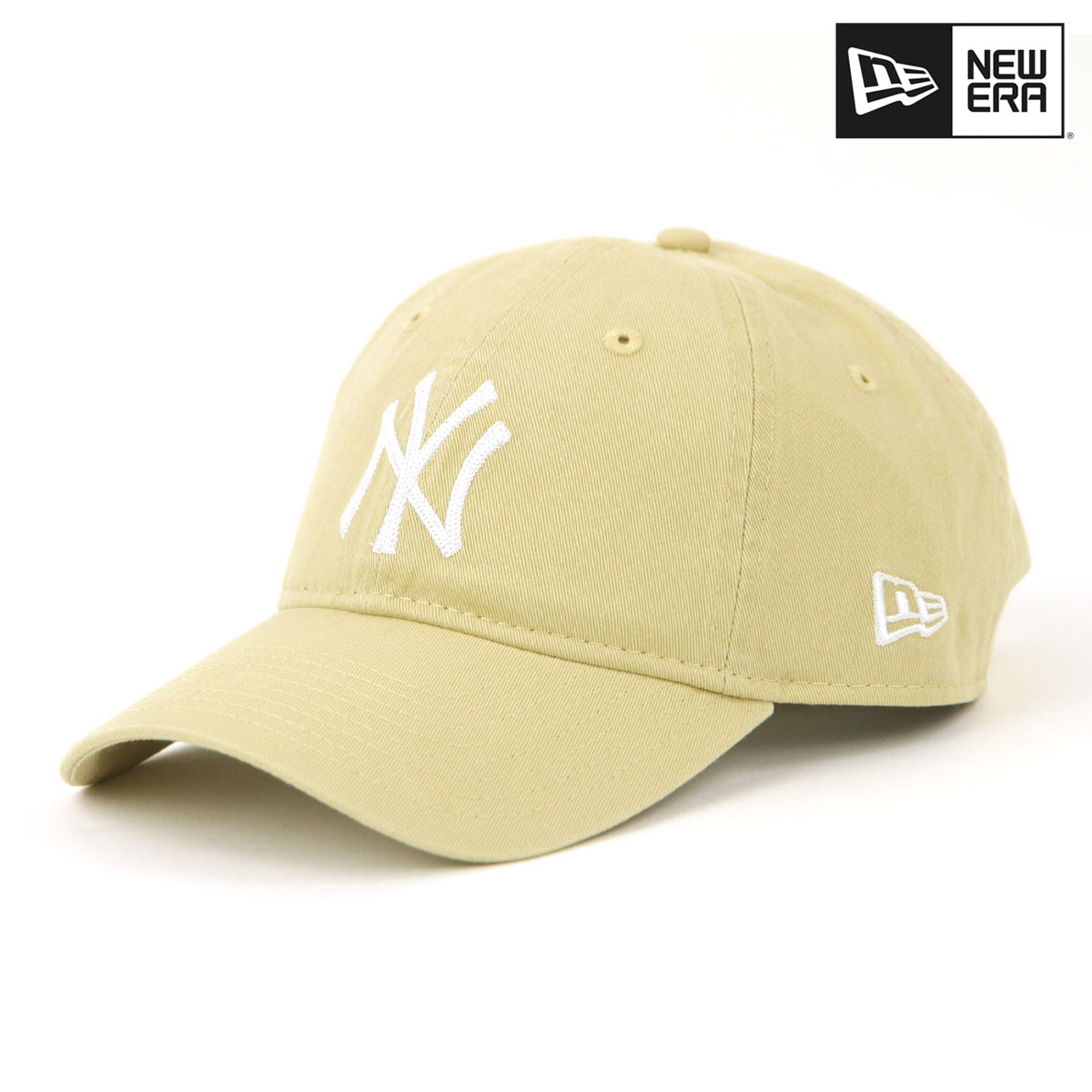 ニューエラ メンズ レディース キャップ 正規品 NEW ERA ニューヨーク・ヤンキース 帽子 チェーンステッチ NEW ERA 9TWENTY MLB CHAIN STITCH NEW YORK YANKEES CREAM-WHITE