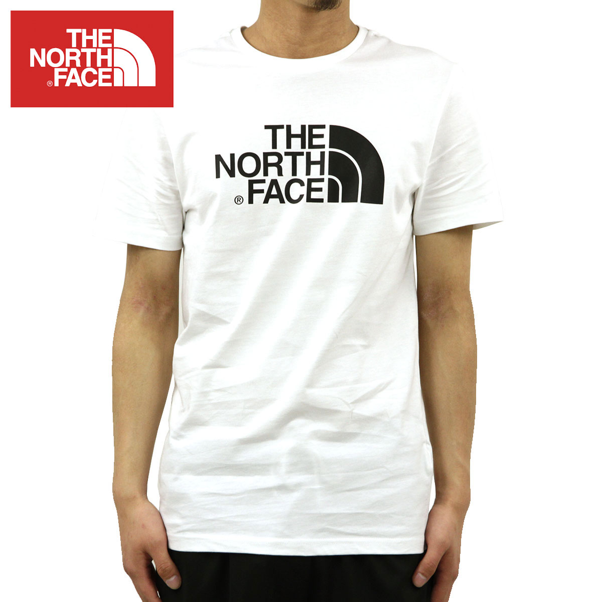 北の方人間の顔 プルオーバー メンズ 置き目品 THE NORTH FACE 半袖プルオーバー 労働者の一団のど首 ロゴタイププルオーバー SHORT SLEEVE EASY TEE NF0A2TX3 腫瘍壊死因子 WHITE 父の日 差し上げ物 ラッピング