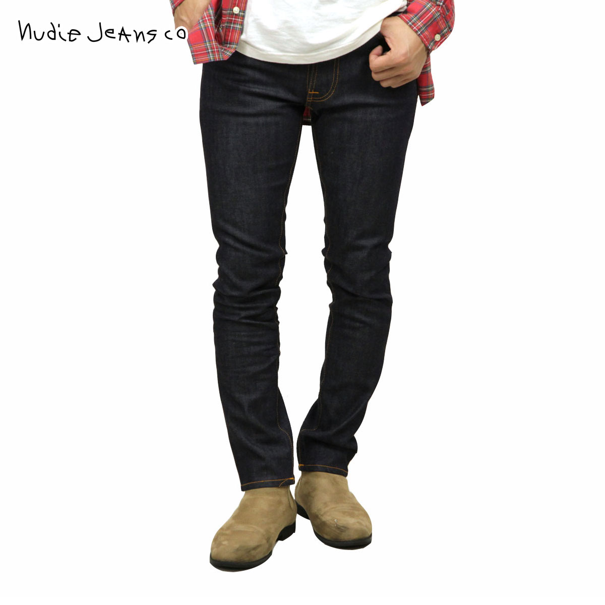 【ポイント10倍 4/14 20:00～4/17 9:59】 ヌーディージーンズ ジーンズ メンズ 正規販売店 Nudie Jeans ジーパン レンディーン LEAN DEAN DENIM JEANS BLACK DRY 16 DIPS 498 1119460
