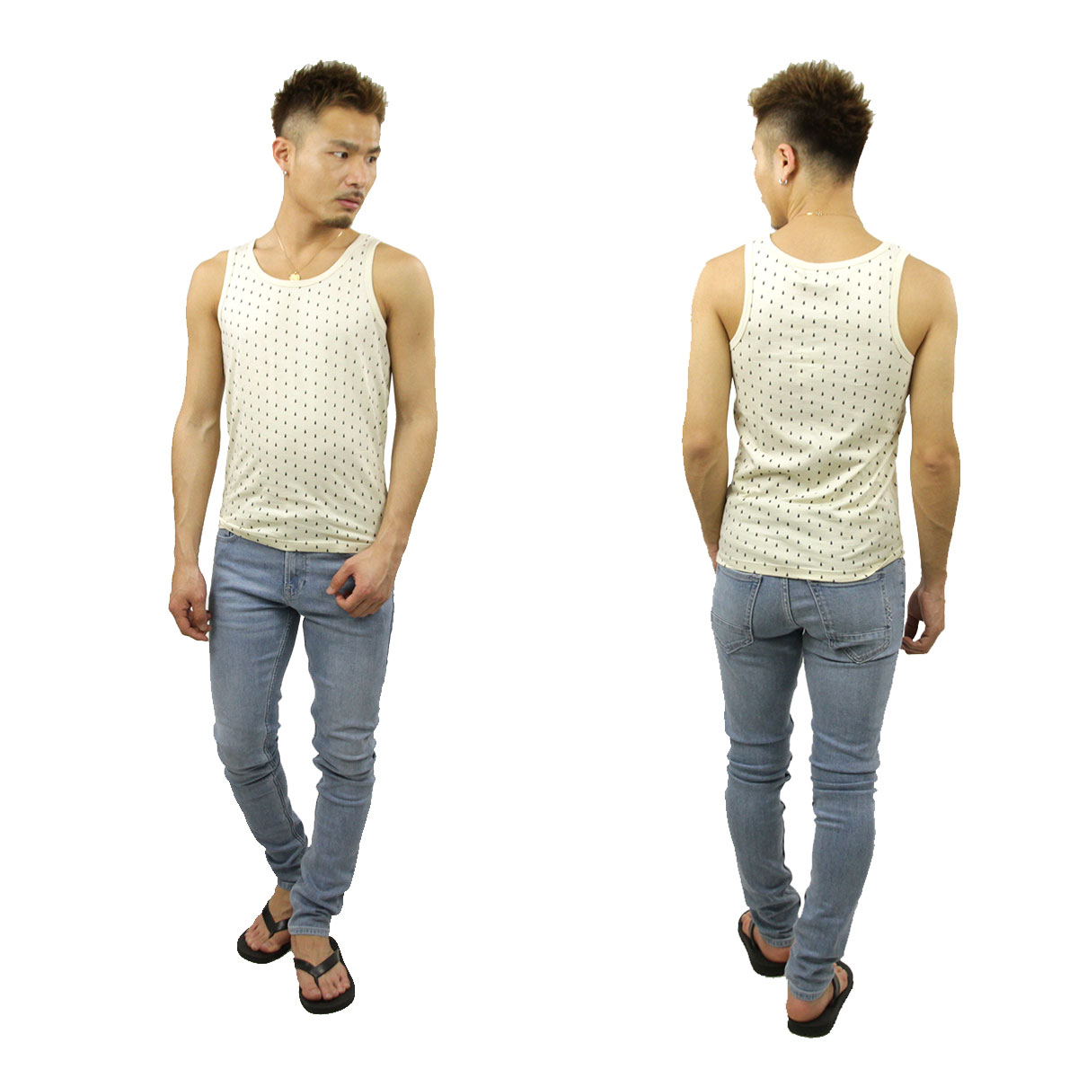 ヌーディージーンズ タンクトップ メンズ