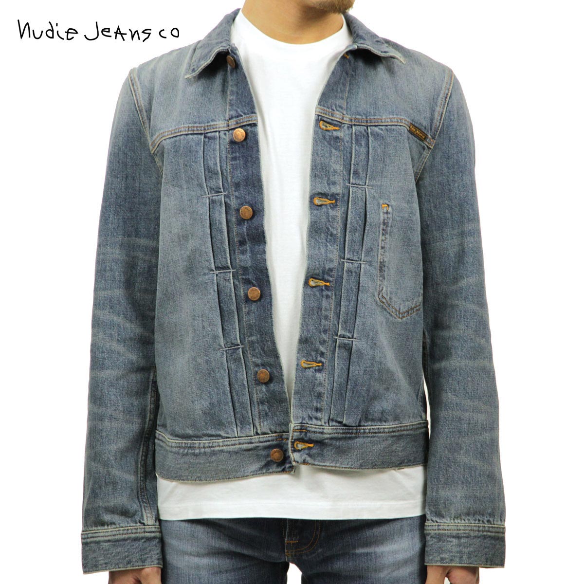 【ポイント10倍 4/14 20:00～4/17 9:59】 ヌーディージーンズ アウター メンズ 正規販売店 Nudie Jeans ジャケット デニムジャケット SONNY DENIM JACKET MID STONE 160594