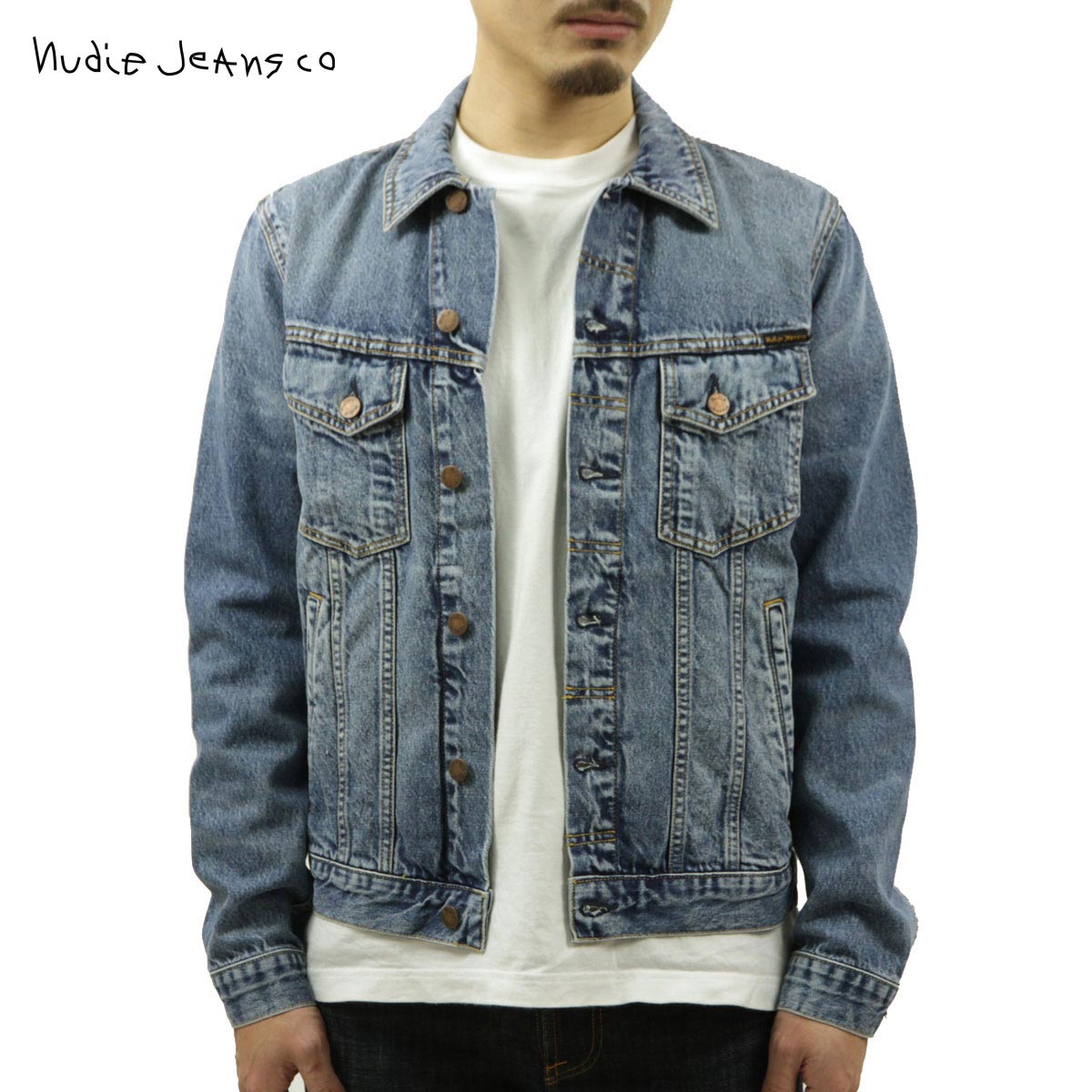 【美品】nudie jeans デニムジャケット PERRY L Nudie Jeans 100種類以上品揃え ヌーディージーンズ NUDIE JEANS
