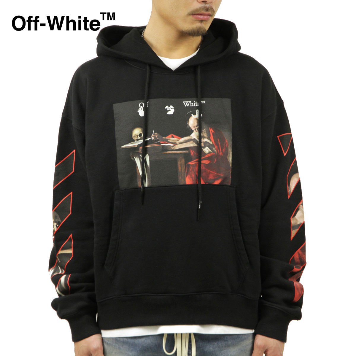 【関税込み】Off-White ブラック バイブアロー フーディ Off-Whiteのブラック バイブアロー フーディがセール中