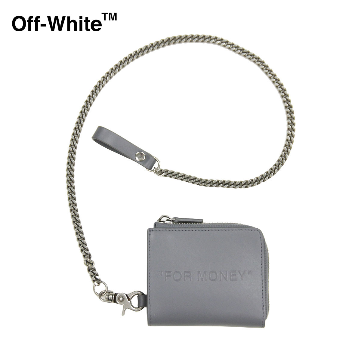 楽天市場】オフホワイト OFF-WHITE ストライプレザージップ DIAG