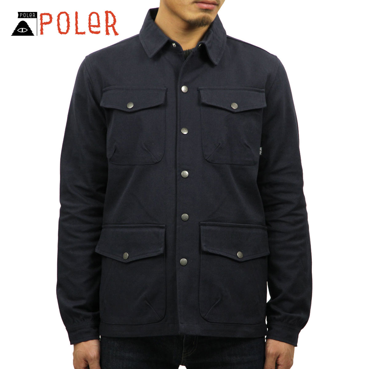 【ポイント10倍 7/19 20:00~7/26 1:59】 ポーラー POLER 正規販売店 メンズ ワークジャケット アウター OAK JACKET JACKET 21610007-NVY NAVY|ブランド品セレクトショップ MIXON