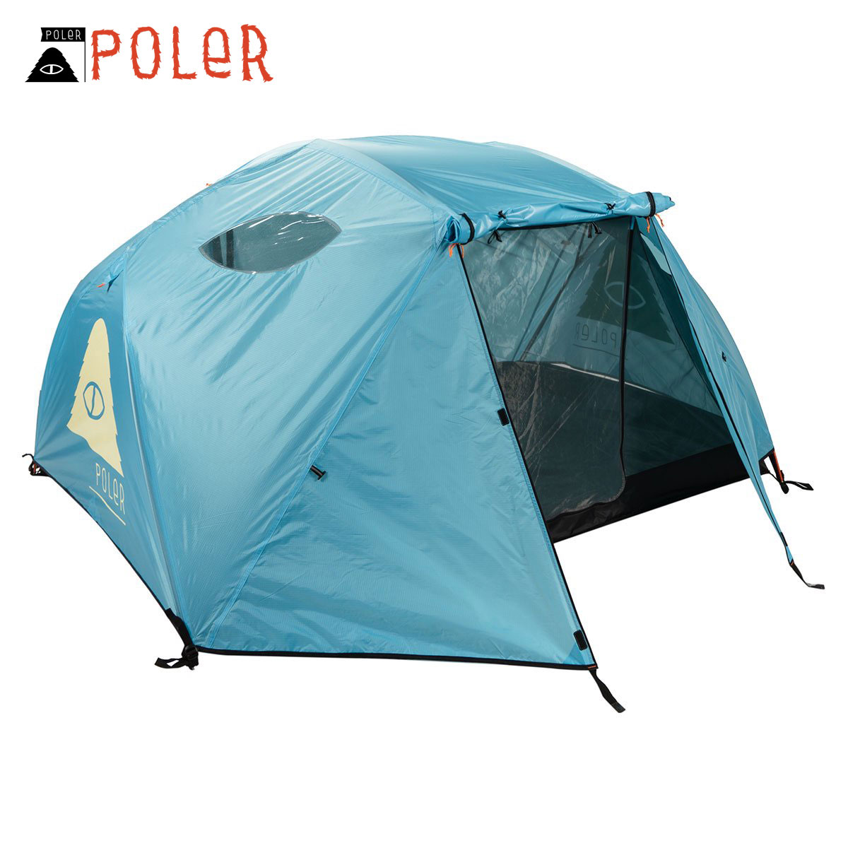 【ポイント10倍 4/4 20:00～4/10 1:59】 ポーラー テント 正規販売店 POLER アウトドア 二人用テント ドーム型テント 2 MAN PERSON TENT POWDER BLUE 212EQU5201-PDB