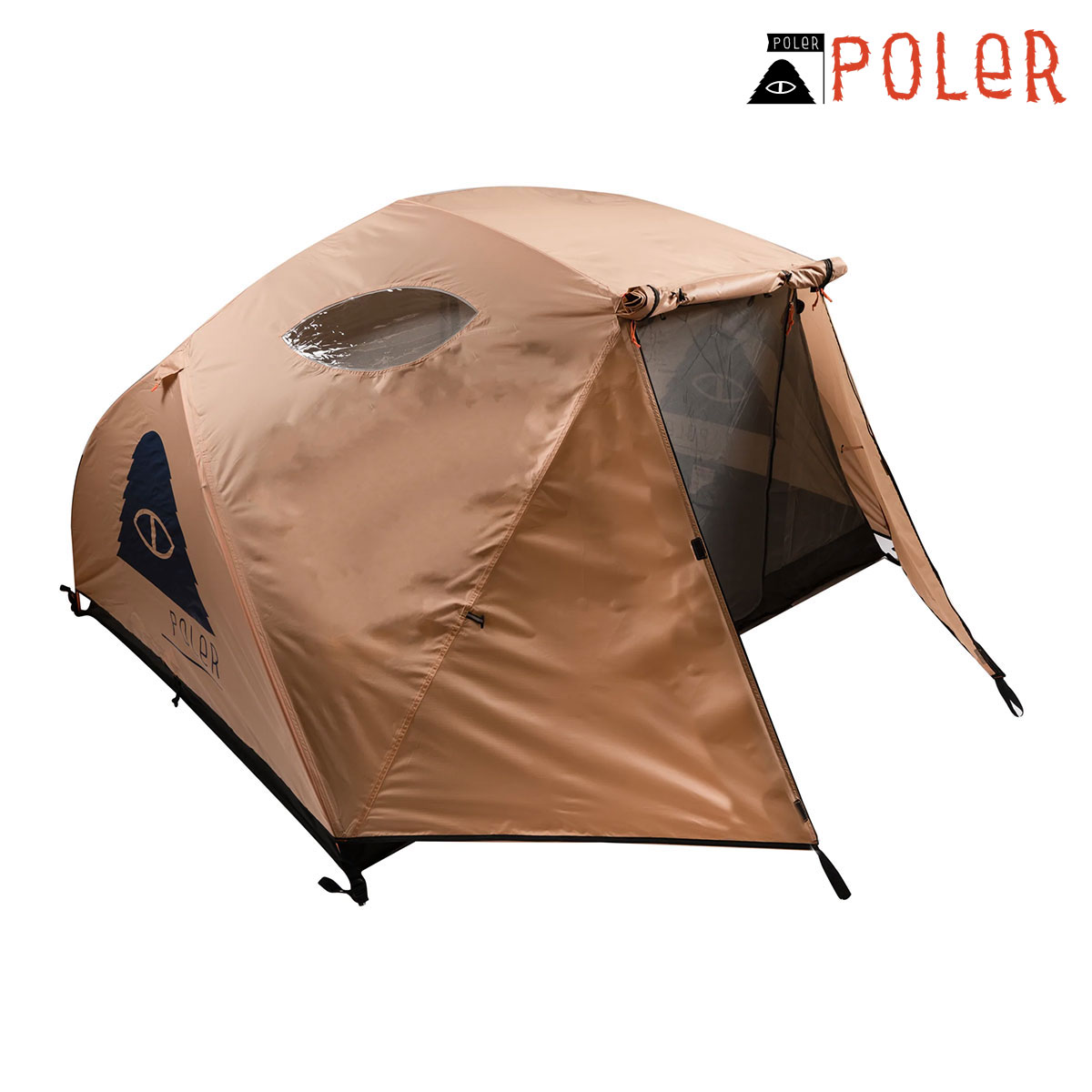 5%OFFセール 【販売期間 4/4 20:00～4/10 1:59】 ポーラー テント メンズ レディース 正規販売店 POLER アウトドア 二人用テント ドーム型テント 2 MAN PERSON TENT 224EQU5201 SANDSTONE