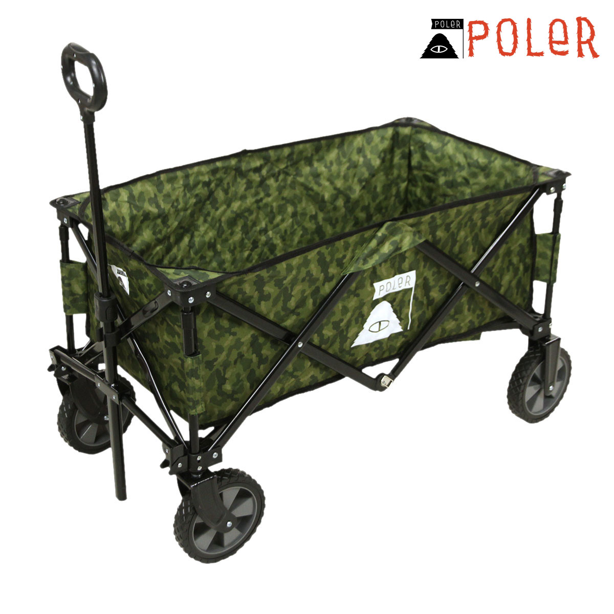【ポイント10倍 7/19 20:00～7/26 1:59】 ポーラー メンズ レディース ワゴン 正規販売店 POLER アウトドアワゴン 折りたたみ式ワゴン ADVENTURE WAGON 224EQN9898 FURRY CAMO｜ブランド品セレクトショップ MIXON