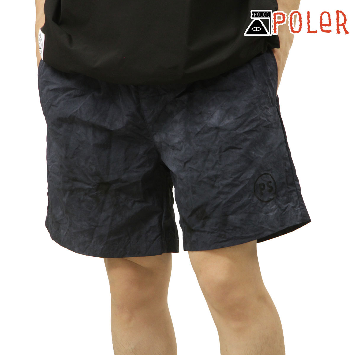 ポーラー メンズ ショートパンツ 正規販売店 POLER タイダイ ハーフパンツ TIE DYE HYBRID SHORT PANTS DC 251MCV0021-GRY GRAY TIE DYE|ブランド品セレクトショップ MIXON