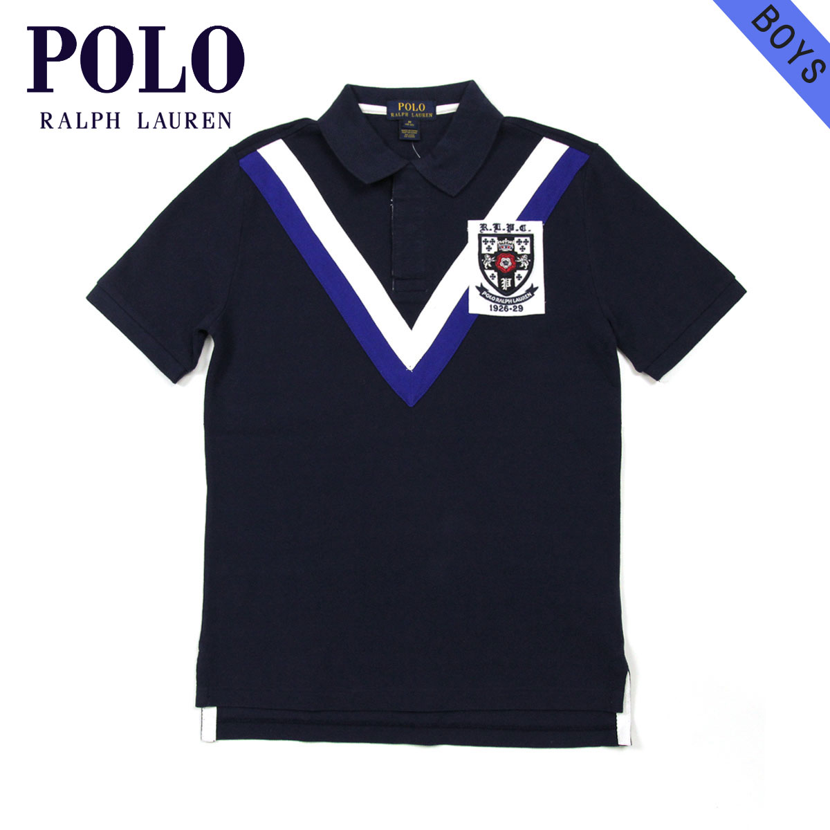 【尖んがり10倍 6/4 20:00～6/11 1:59】 ポロ ラルフローレン キッズ POLO RALPH LAUREN CHILDREN 定め事品 ちびっ子服 ボーイズ スポーツシャツ COTTON POL 父の日 差し上げ物 ラッピング