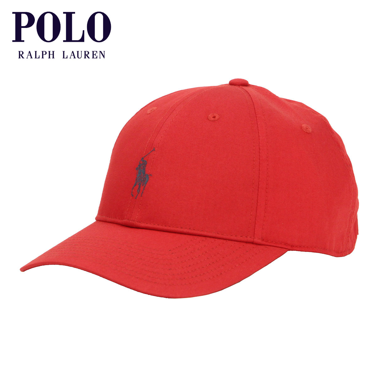 ポロ ラルフローレン キャップ メンズ レディース 正規品 POLO RALPH LAUREN 帽子 ベースボールキャップ PERFORMANCE PONY CAP H214SC77 RL 2000 RED｜ブランド品セレクトショップ MIXON