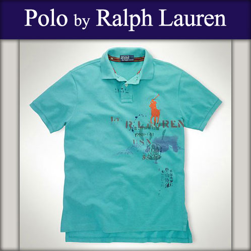 turquoise ralph lauren polo shirt