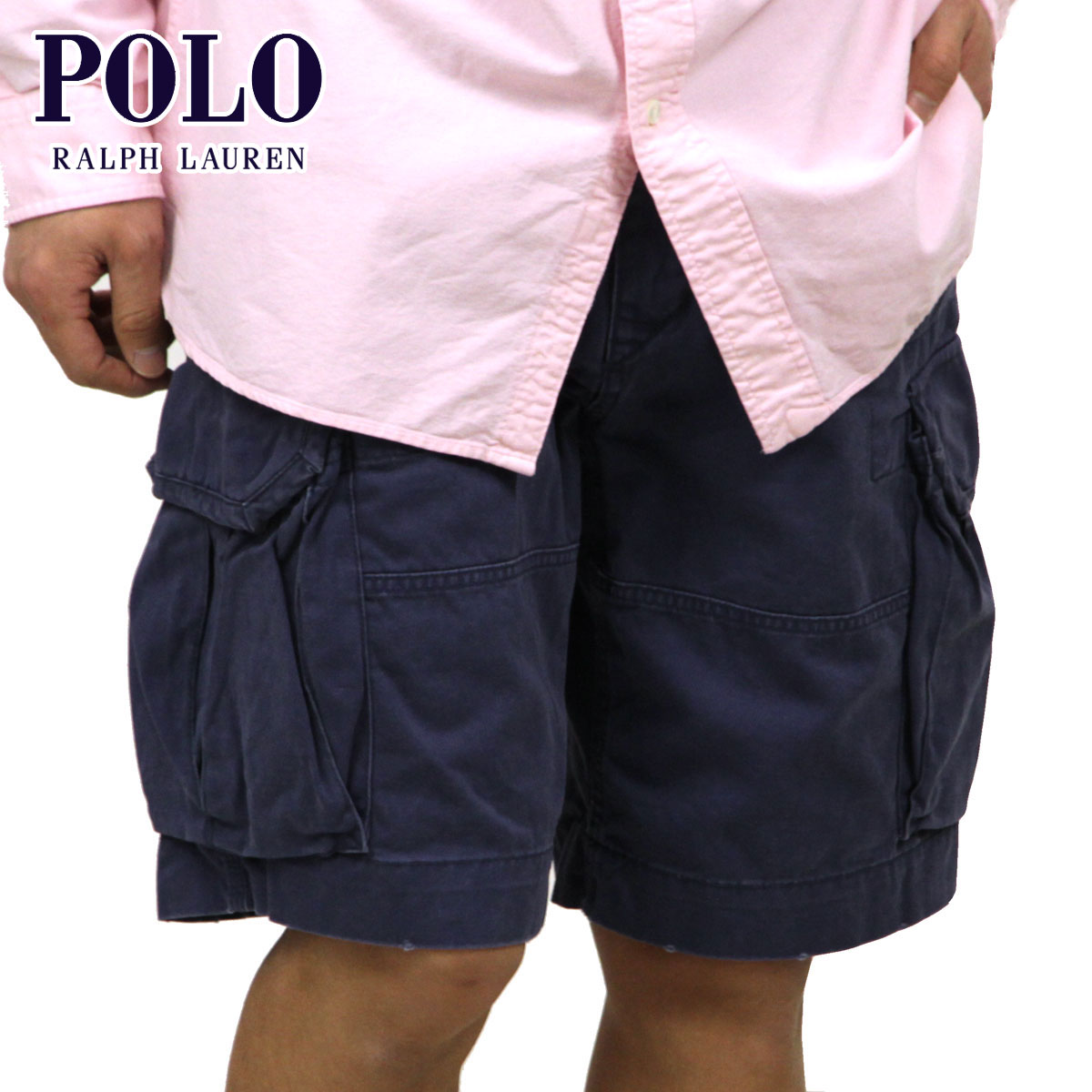 気質アップ ポロ ラルフローレン ショートパンツ メンズ 正規品 Polo Ralph Lauren ボトムス Gellar Fatigue Chino Short ネイビー Ds30 高い素材 Josenopolis Mg Gov Br