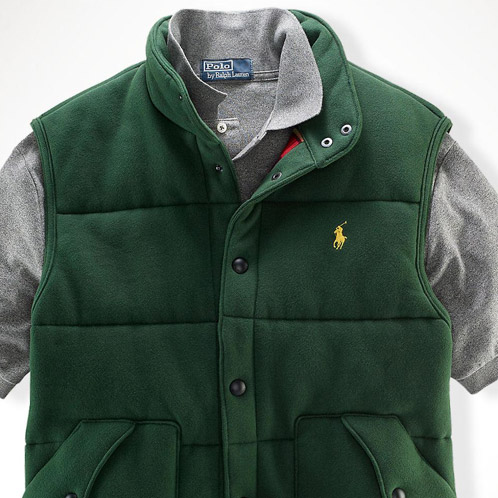 polo ralph lauren fleece vest