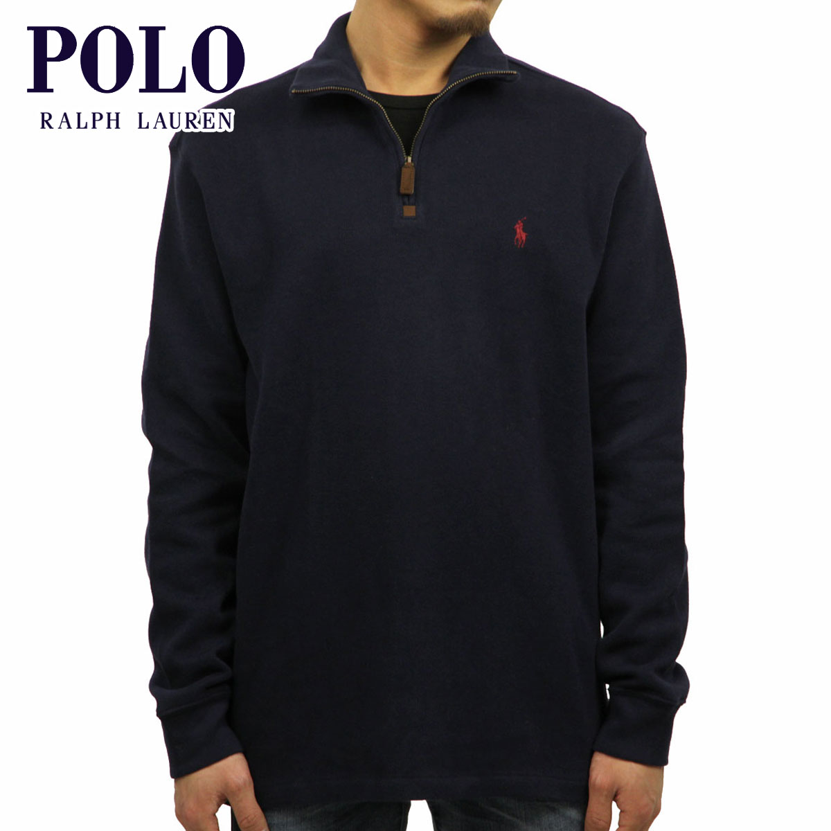 新発売の 30 Offセール 販売期間 3 4 00 3 11 1 59 ポロ ラルフローレン スウェット メンズ 正規品 Polo Ralph Lauren トレーナー Half Zip Cotton Pullover D 正規店仕入れの Www Or Hu