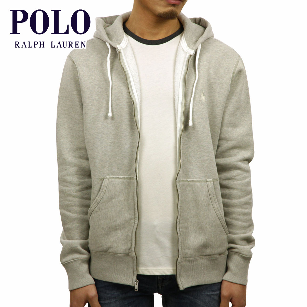 polo ralph lauren men's full zip hoodie