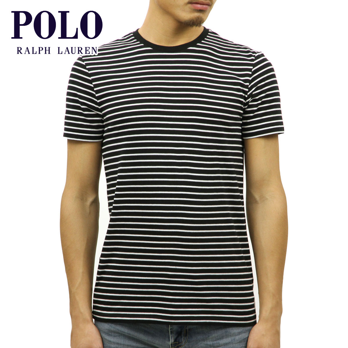 ポロ ラルフローレン Tシャツ 正規品 POLO RALPH LAUREN 半袖Tシャツ STRIPED SHORT-SLEEVED T-SHIRT
