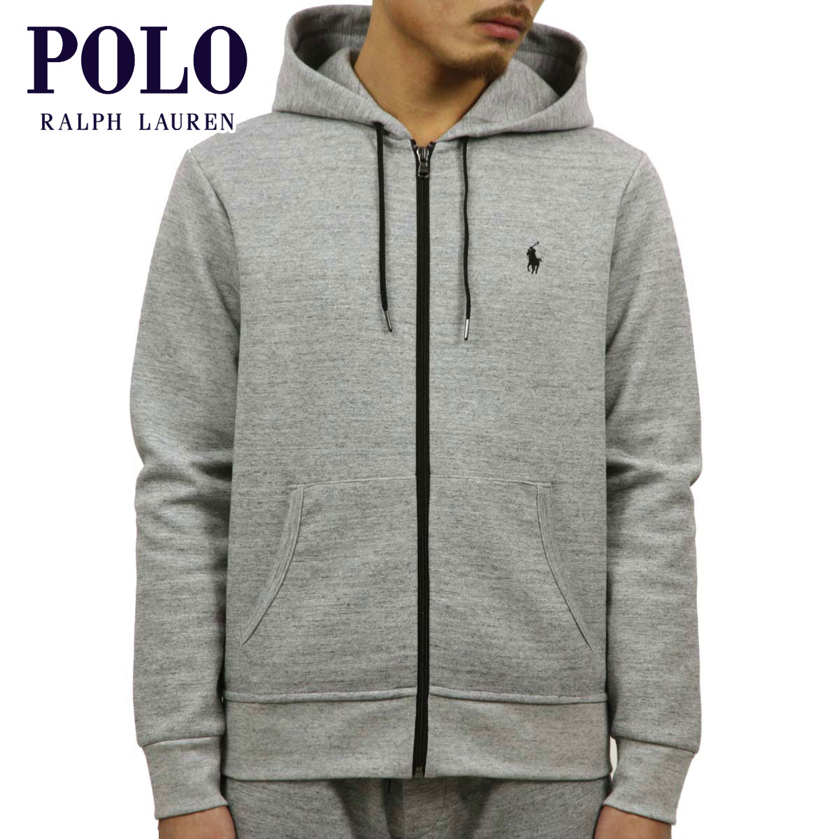 Polo Ralph Lauren Mens Double-Knit Full-Zip Hoodie
