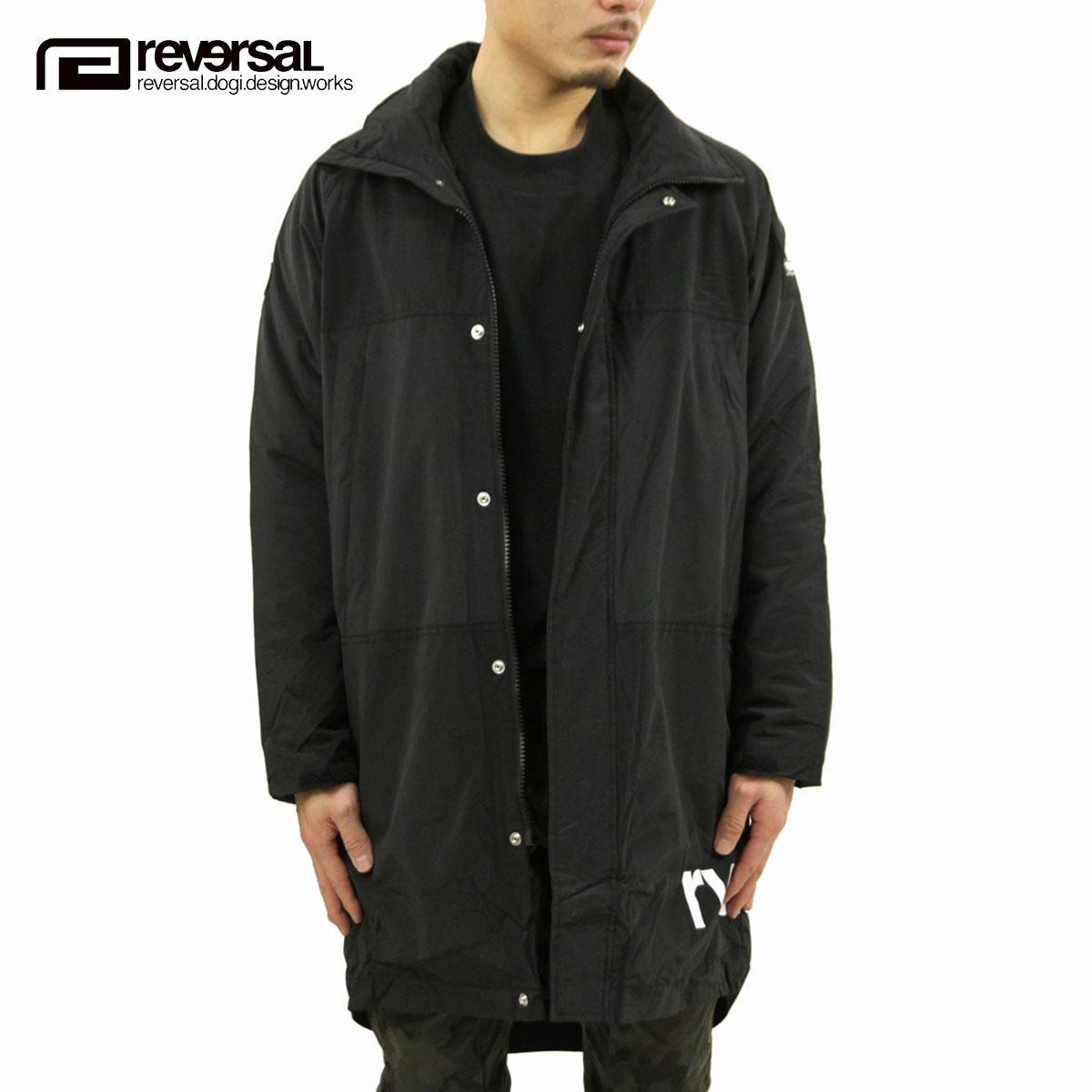 【ポイント10倍 4/4 20:00～4/10 1:59】 リバーサル アウター メンズ 正規販売店 REVERSAL rvddw ジャケット パファージャケット BALCK SPACE SHIP MONSTER PARKA rv19aw002 BLACK 28,958円