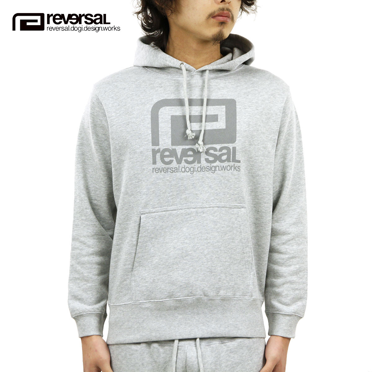 【ポイント10倍 7/19 20:00~7/26 1:59】 リバーサル パーカー メンズ 正規販売店 REVERSAL rvddw プルオーバーパーカー BIG MARK LIGHTWEIGHT SWEAT PARKA rvbs039 GLAY|ブランド品セレクトショップ MIXON