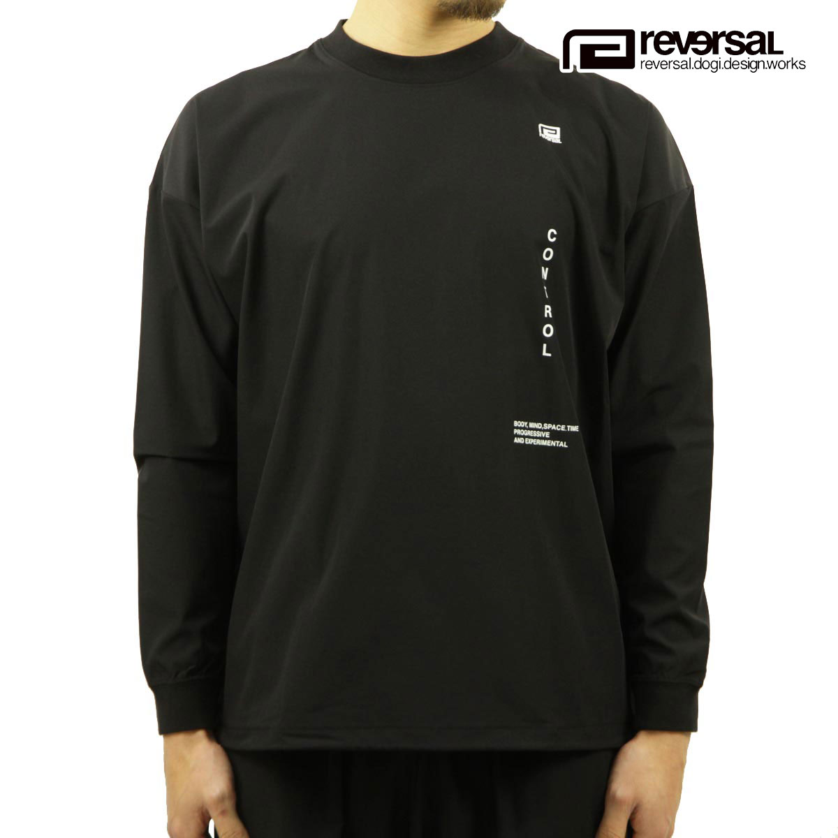 リバーサル スウェット メンズ 正規販売店 REVERSAL rvddw トレーナー 4WAY STRETCH LONG SLEEVE RV22AW153 BLACK 9,695円