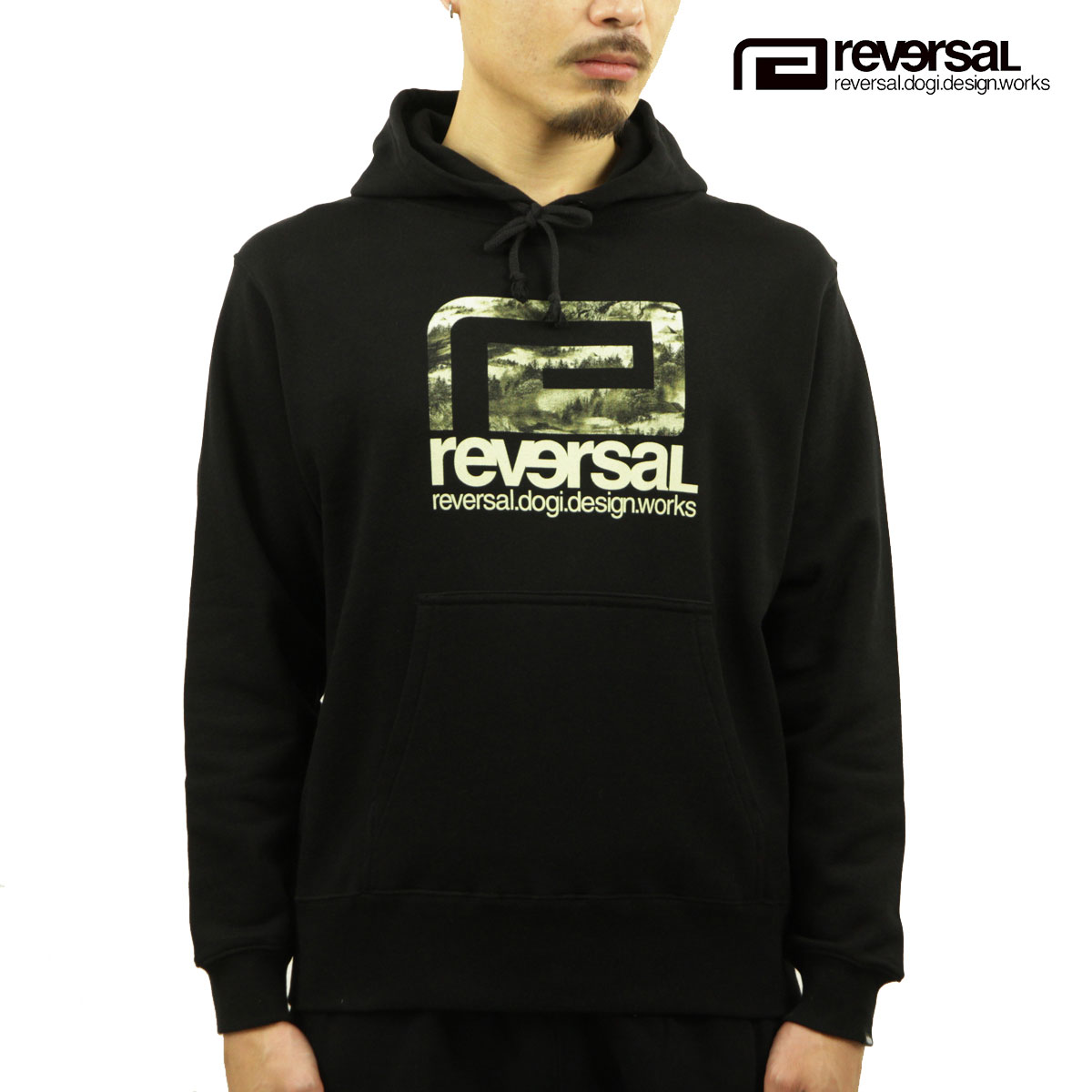 10%OFFセール 【販売期間 7/19 20:00～7/26 1:59】 リバーサル パーカー メンズ 正規販売店 REVERSAL rvddw プルオーバーパーカー CONTROL BIG MARK HOODIE RV22AW201 BLACK｜ブランド品セレクトショップ MIXON
