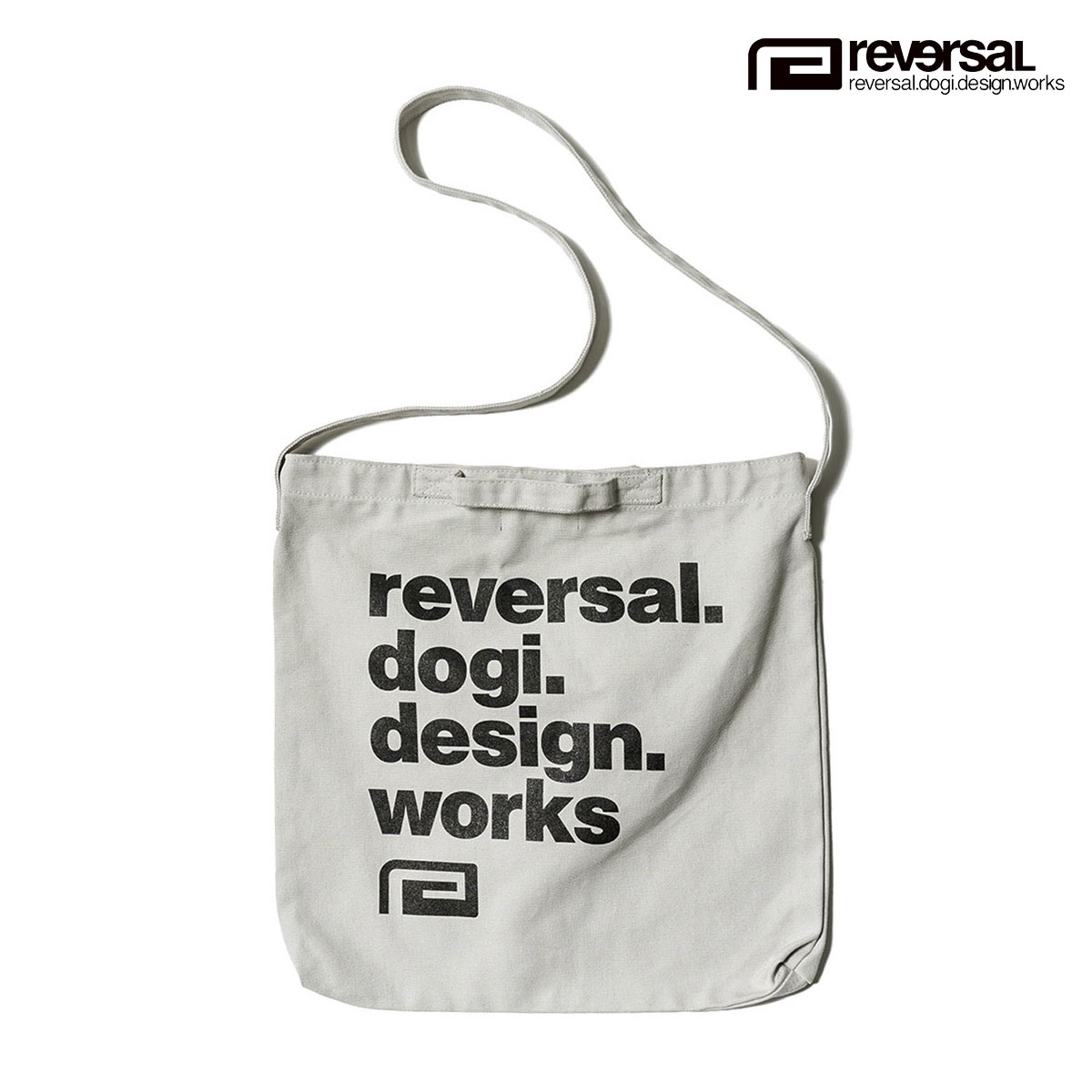 【ポイント10倍 4/14 20:00～4/17 9:59】 リバーサル メンズ レディース トートバッグ 正規販売店 REVERSAL ショルダーバッグ 鞄 LETTERED SHOULDER TOTE BAG rv23ss711 GRAY