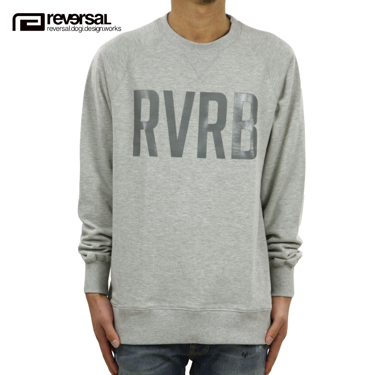 リバーサル スウェット メンズ 正規販売店 REVERSAL rvddw トレーナー RVRB SWEAT CREW NECK rvsf16aw005 SURF GRAY D00S20 9,447円
