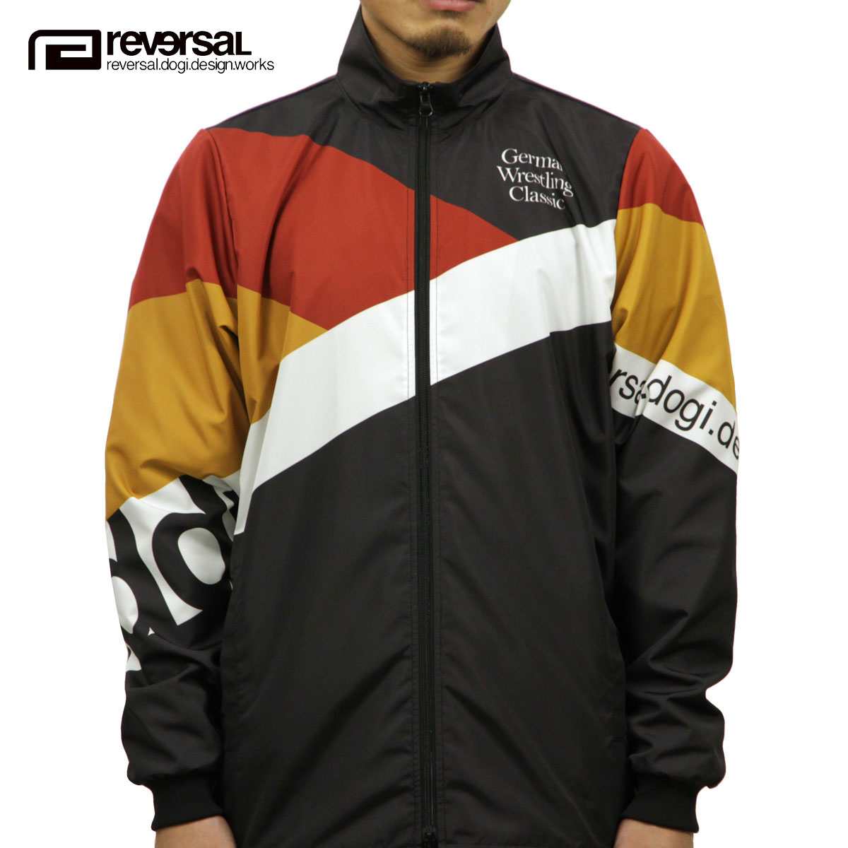 リバーエテ公 アウター メンズ 定まり売りわたす店 REVERSAL rvddw  上衣 貨物自動車上衣 TILT TRACK JACKET rv18aw010 GERMAN