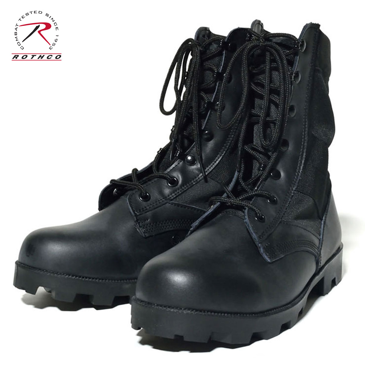 【ポイント10倍 4/14 20:00～4/17 9:59】 ロスコ ROTHCO 正規品 メンズ ブーツ G.I. Type Black H.W. Nylon Speedlace Jungle Boots 5090 D00S20