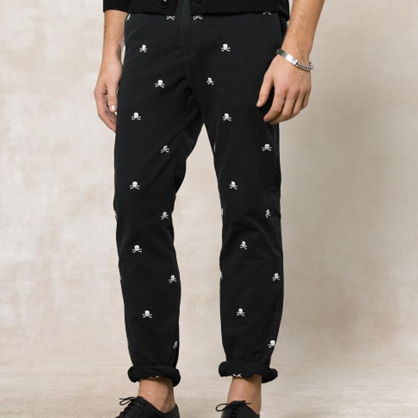 ralph lauren skull pants