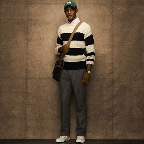 Rakuten Ichiba Mixon Ralph Lauren Rugby Ralph Lauren Rugby Genuine Men S Sweater Striped Cable Boatneck White Black 10p22jul14