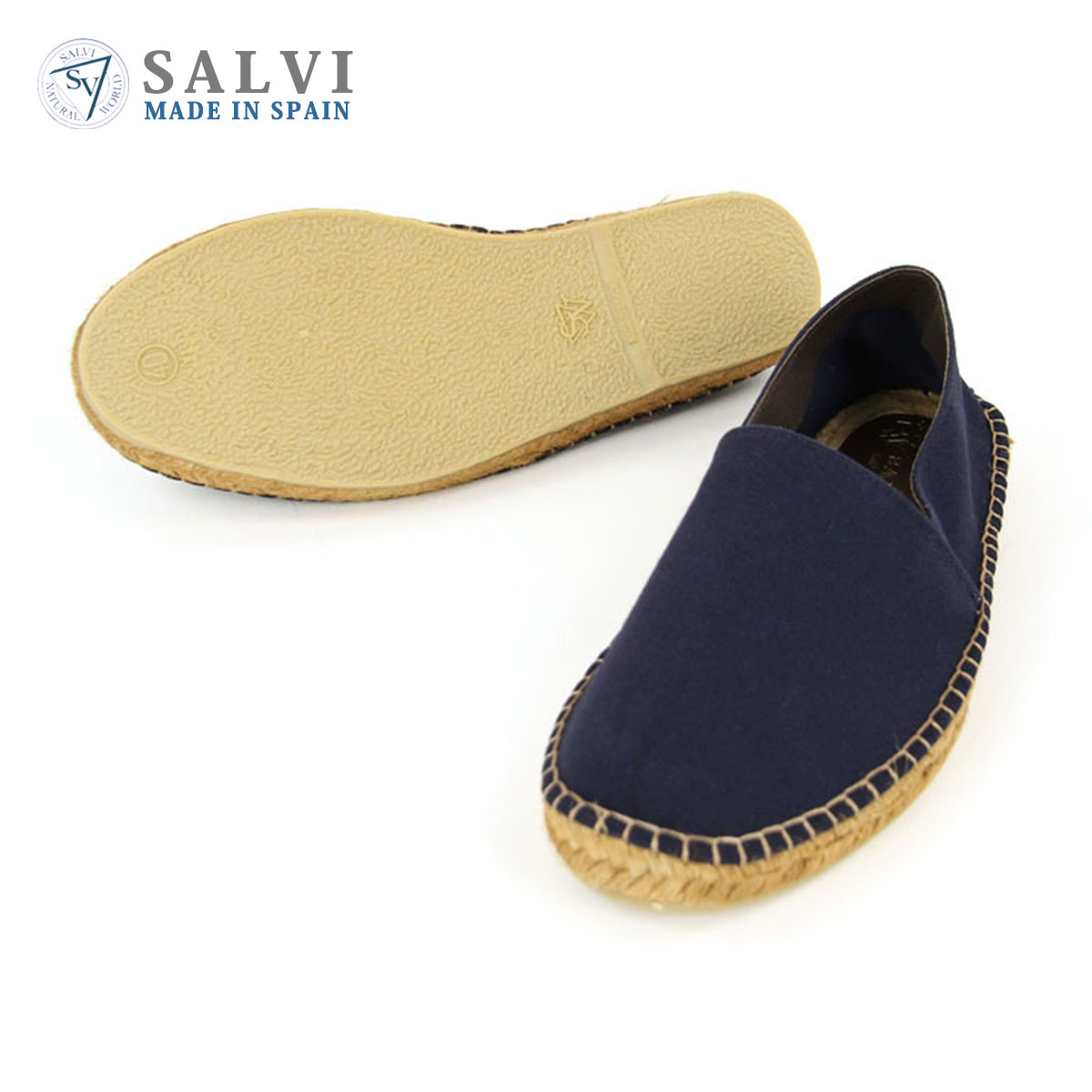 サルヴィ SALVI シューズ 正規販売店 エスパドリーユ ESPADRILLE SHOES エスパドリーユ シューズ 44-2 MARINO BLUE 7,590円