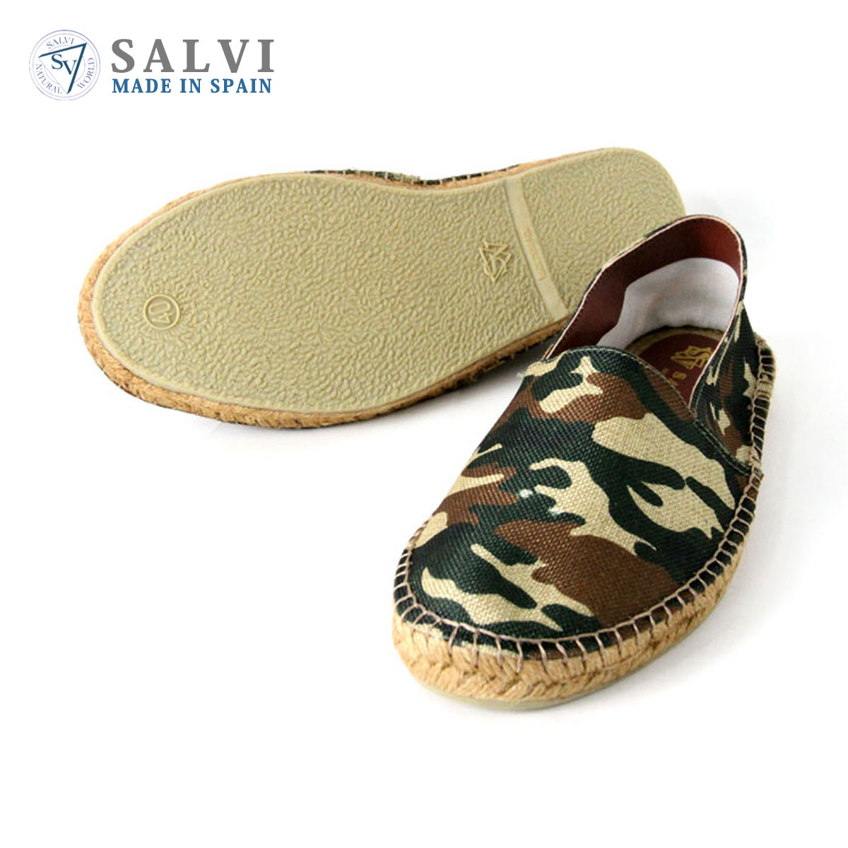 20%OFFセール 【販売期間 4/14 20:00～4/17 9:59】 サルヴィ SALVI シューズ 正規販売店 エスパドリーユ ESPADRILLE SHOES エスパドリーユ シューズ 44-17 CAMUF
