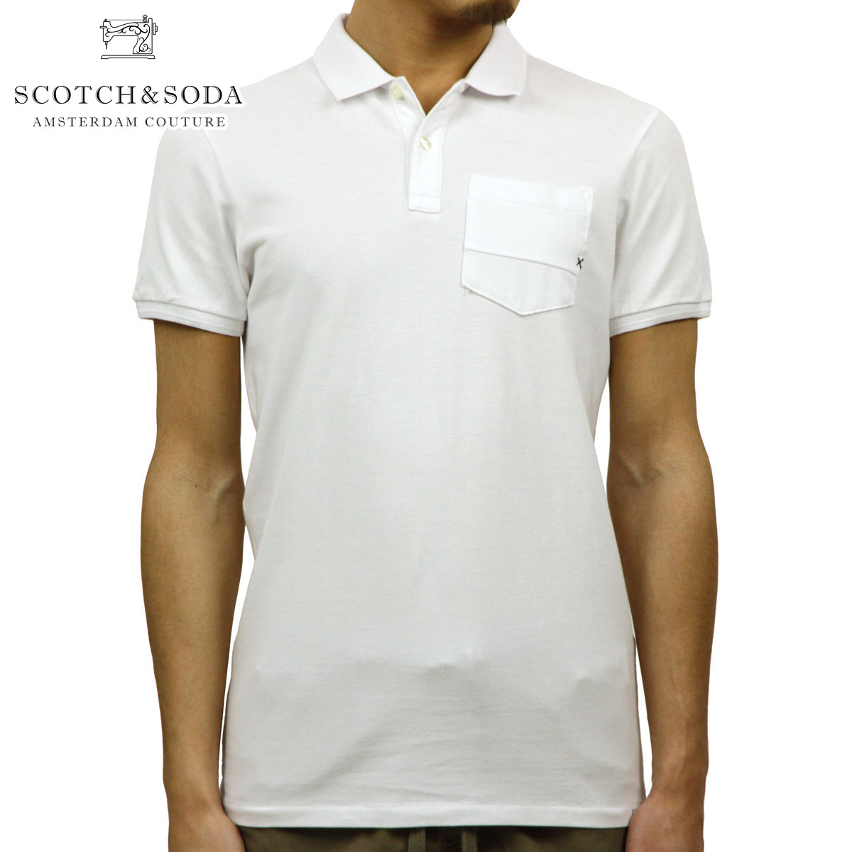 高質で安価 楽天市場 スコッチアンドソーダ ポロシャツ 正規販売店 Scotch Soda 半袖ポロシャツ Ams Blauw Garment Dye Polo D 1477 00 White 父の日 ギフト プレゼント ブランド品セレクトショップ Mixon 美しい Www Trailconnections Com