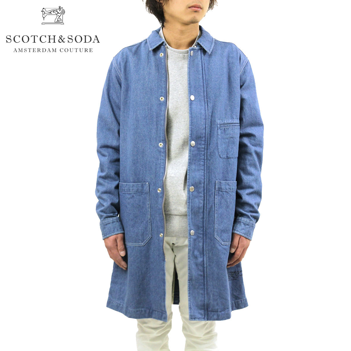 スコッチアンドソーダ コート 正規販売店 メンズ Scotch Soda ロングコート