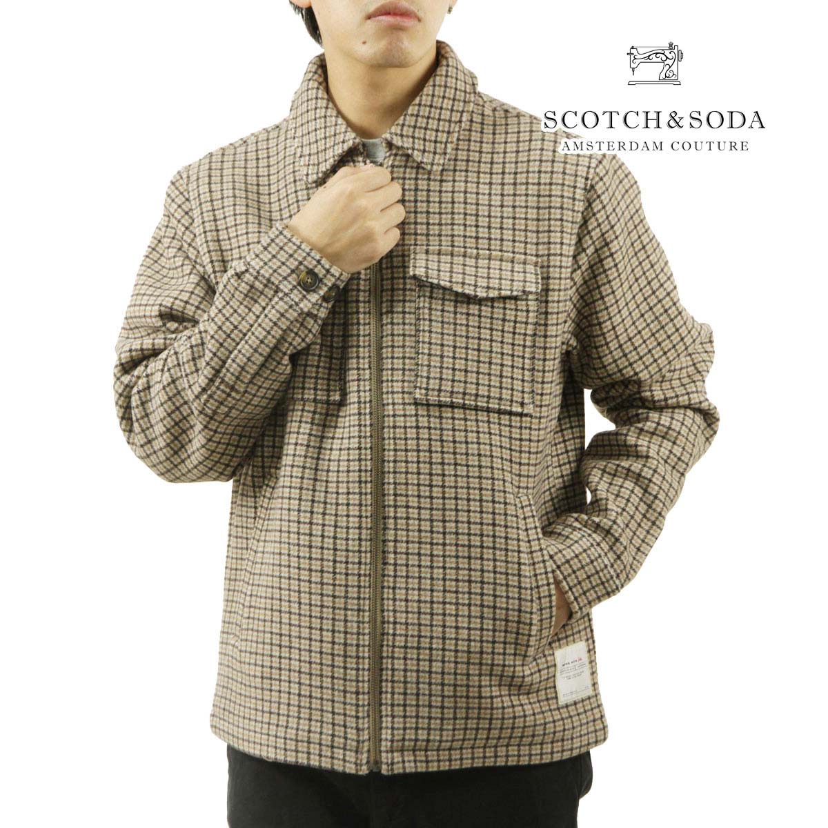 scotch and soda レザージャケット Leather Blazer Jacket – Scotch & Soda