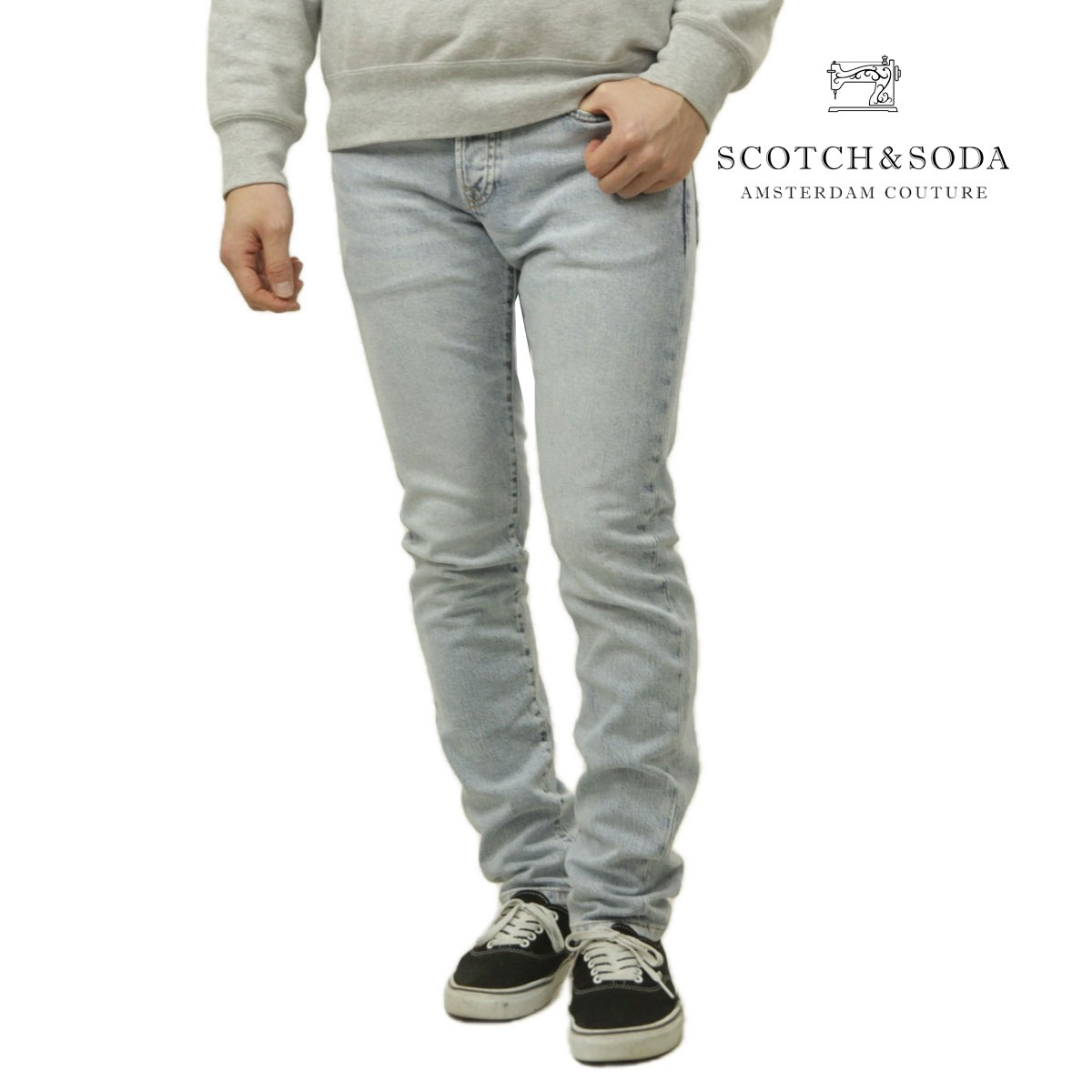 スコッチアンドソーダ メンズ ジーンズ 正規販売店 SCOTCH&SODA デニム ジーパン RALSTON REGULAR SLIM JEANS 180150 7753 35511 60 SPRING LIGHTS｜ブランド品セレクトショップ MIXON