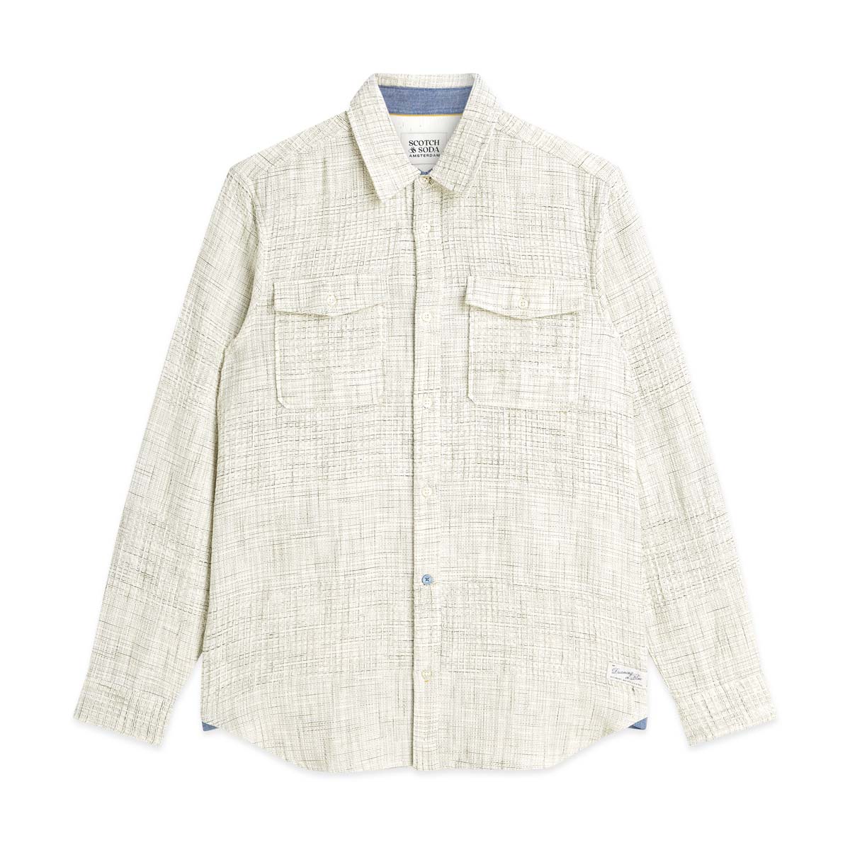 予約商品 8月頃入荷予定 スコッチアンドソーダ メンズ 長袖シャツ 正規販売店 SCOTCH&SODA ボタンダウン ワッフル生地 カジュアルシャツ MELANGE WAFFLE REGULAR-FIT SHIRT 183559 300 61402 59 OIL GREEN（OLIVE）｜ブランド品セレクトショップ MIXON